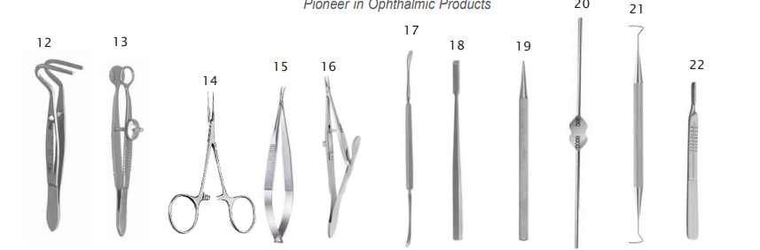 Ocuoplastic Set